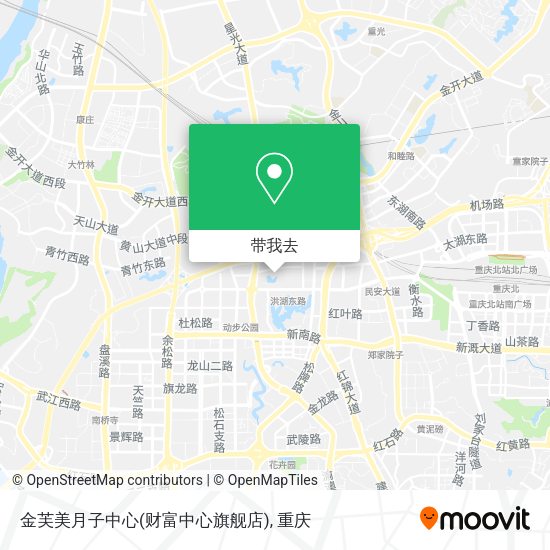 金芙美月子中心(财富中心旗舰店)地图