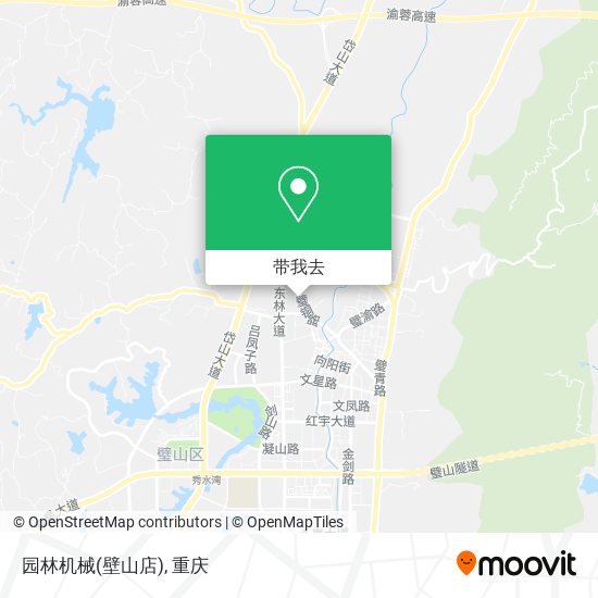 园林机械(壁山店)地图