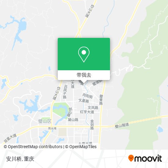 安川桥地图