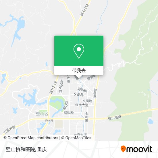 璧山协和医院地图