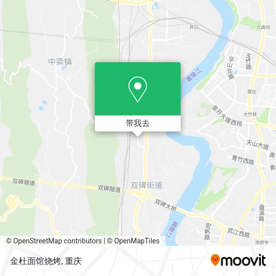 金杜面馆烧烤地图