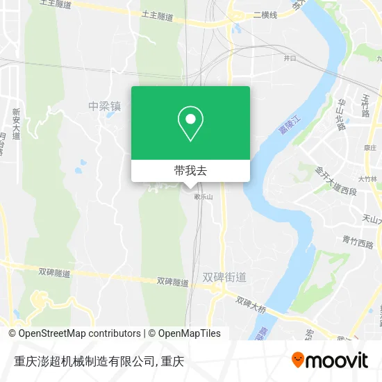 重庆澎超机械制造有限公司地图