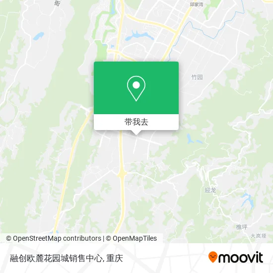 融创欧麓花园城销售中心地图