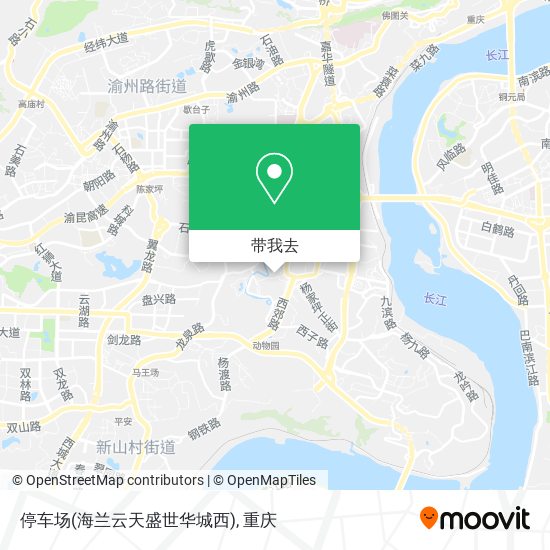 停车场(海兰云天盛世华城西)地图