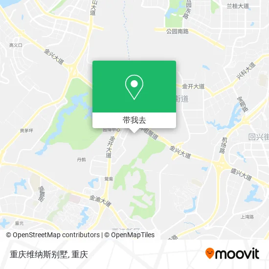 重庆维纳斯别墅地图