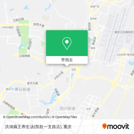洪湖藕王养生汤(凯歌一支路店)地图