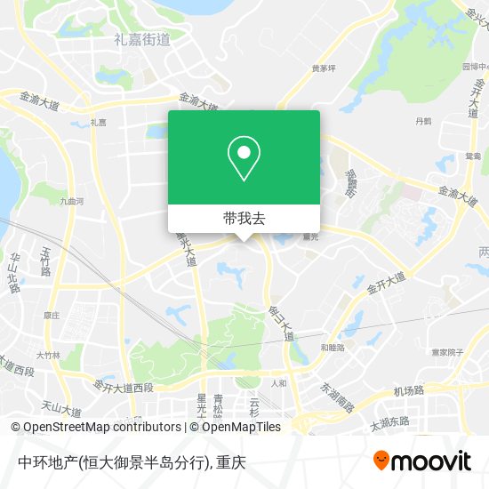 中环地产(恒大御景半岛分行)地图