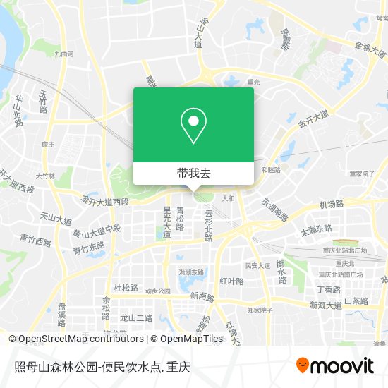 照母山森林公园-便民饮水点地图