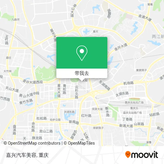 嘉兴汽车美容地图
