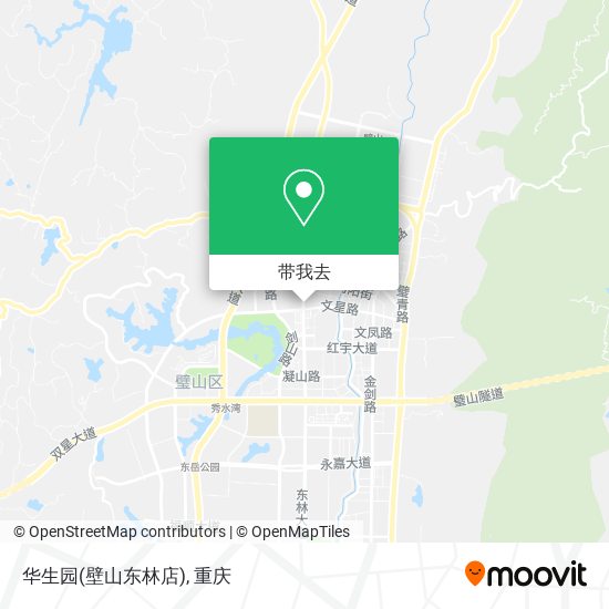 华生园(壁山东林店)地图