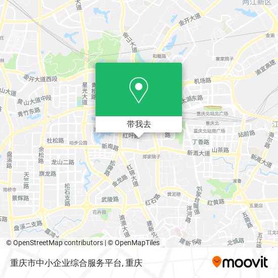 重庆市中小企业综合服务平台地图