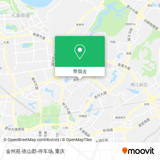 金州苑·依山郡-停车场地图