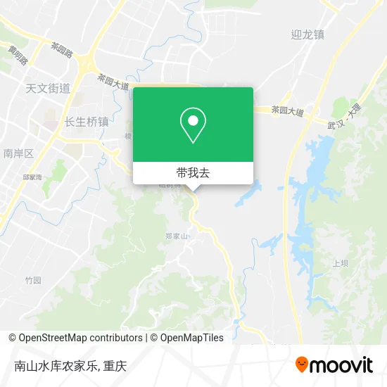 南山水库农家乐地图