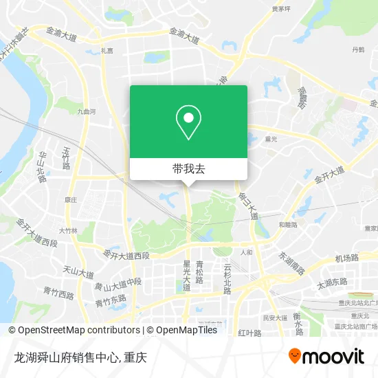 龙湖舜山府销售中心地图