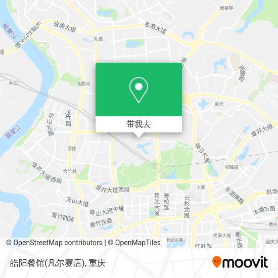 皓阳餐馆(凡尔赛店)地图