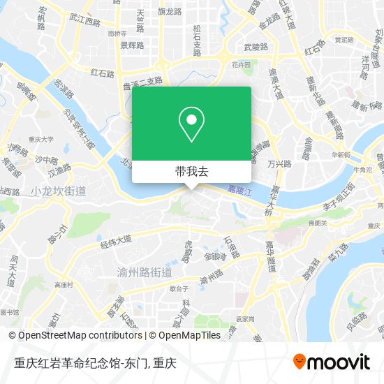 重庆红岩革命纪念馆-东门地图