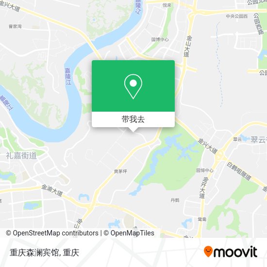 重庆森澜宾馆地图