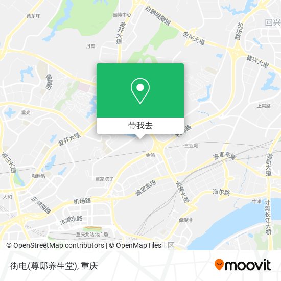 街电(尊邸养生堂)地图