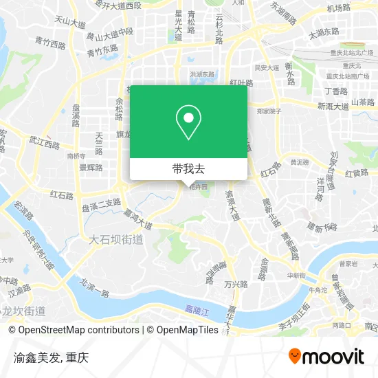 渝鑫美发地图