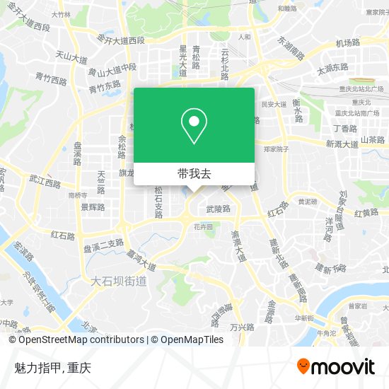 魅力指甲地图