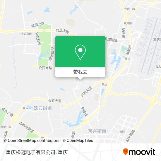 重庆松冠电子有限公司地图