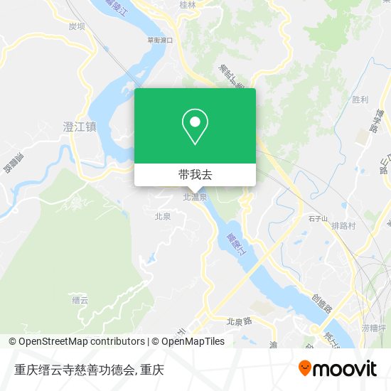 重庆缙云寺慈善功德会地图