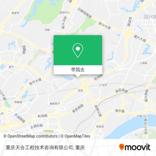 重庆天合工程技术咨询有限公司地图
