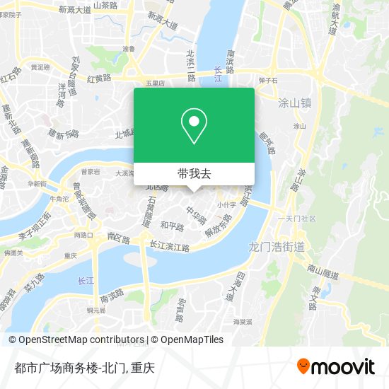 都市广场商务楼-北门地图