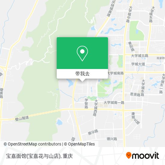 宝嘉面馆(宝嘉花与山店)地图