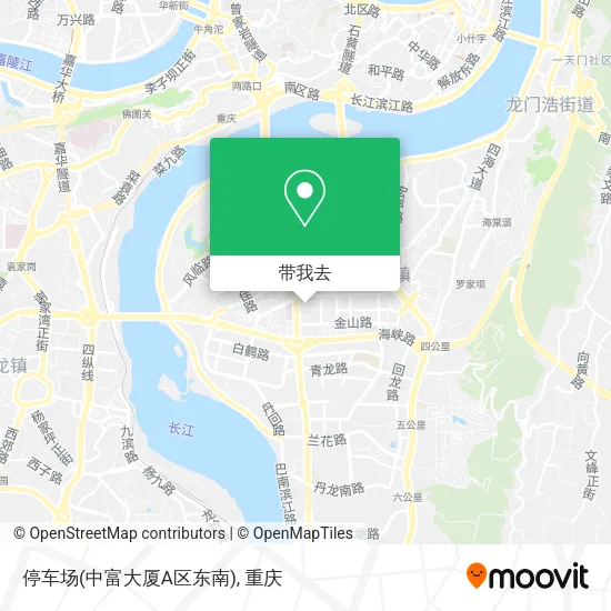 停车场(中富大厦A区东南)地图