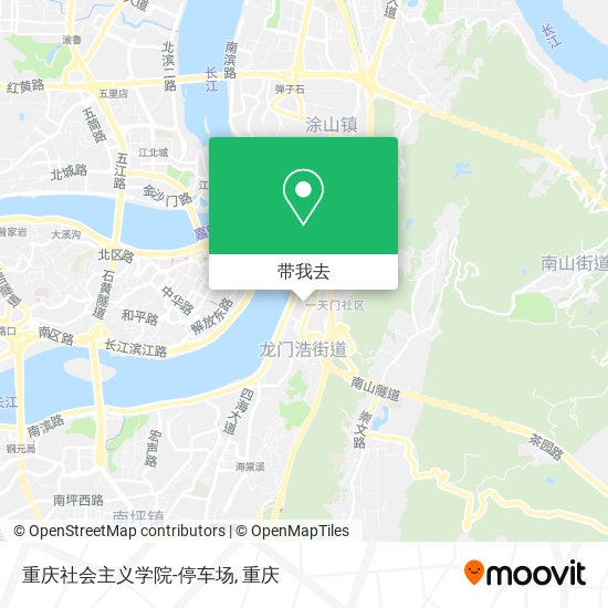 重庆社会主义学院-停车场地图