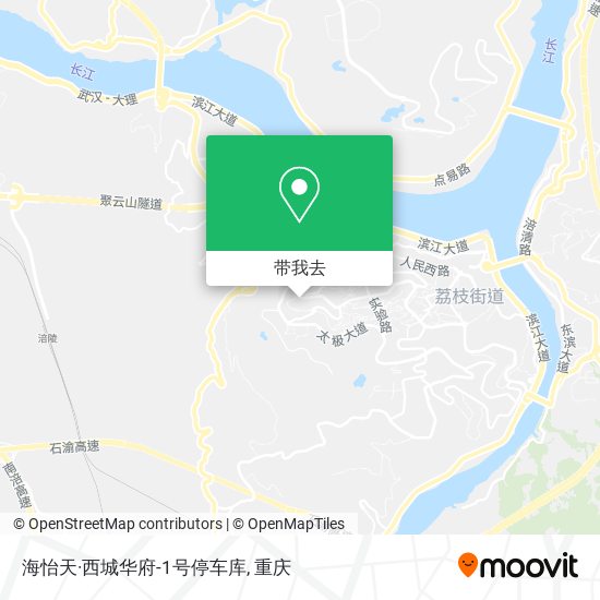 海怡天·西城华府-1号停车库地图