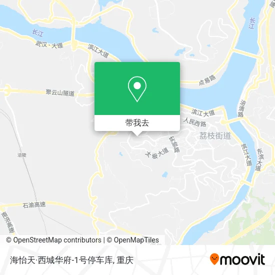 海怡天·西城华府-1号停车库地图