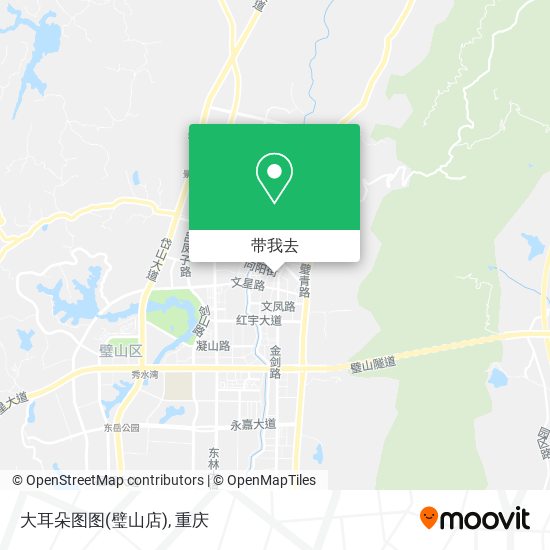 大耳朵图图(璧山店)地图