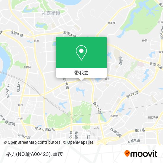 格力(NO.渝A00423)地图