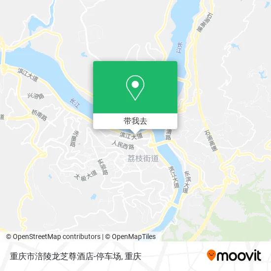 重庆市涪陵龙芝尊酒店-停车场地图