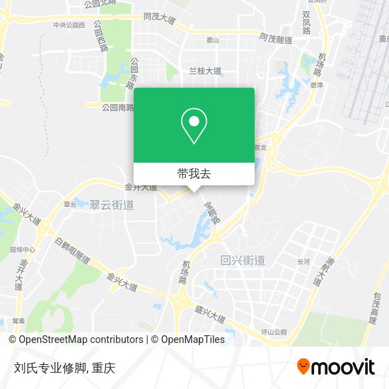 刘氏专业修脚地图