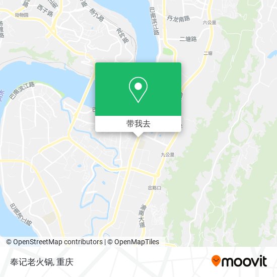 奉记老火锅地图