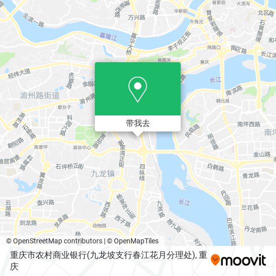 重庆市农村商业银行(九龙坡支行春江花月分理处)地图
