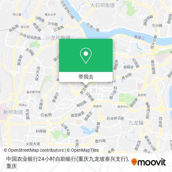 中国农业银行24小时自助银行(重庆九龙坡泰兴支行)地图