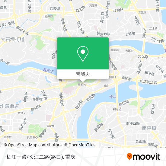 长江一路/长江二路(路口)地图