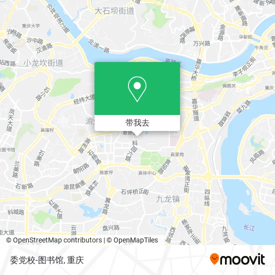 委党校-图书馆地图