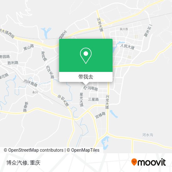 博众汽修地图