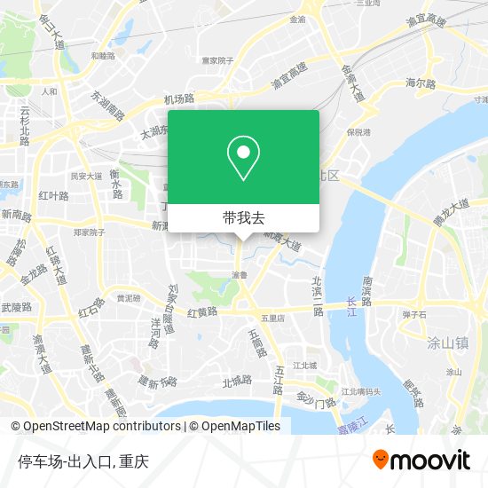 停车场-出入口地图