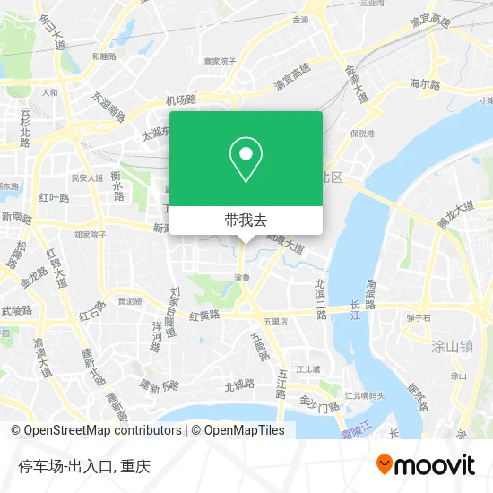 停车场-出入口地图