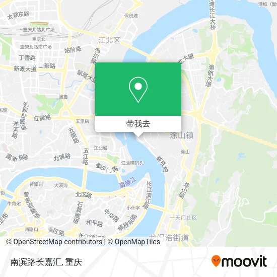 南滨路长嘉汇地图