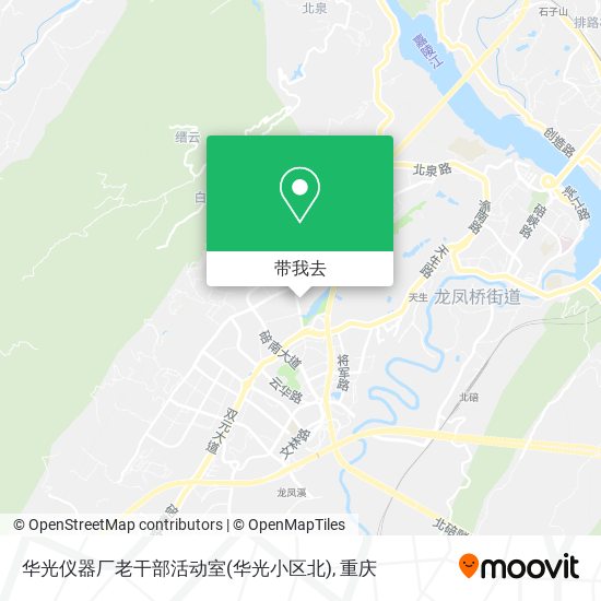 华光仪器厂老干部活动室(华光小区北)地图
