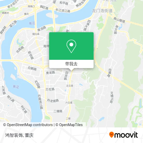 鸿智装饰地图