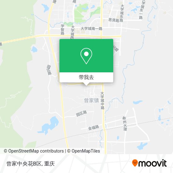 曾家中央花B区地图