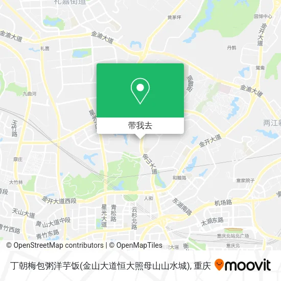 丁朝梅包粥洋芋饭(金山大道恒大照母山山水城)地图